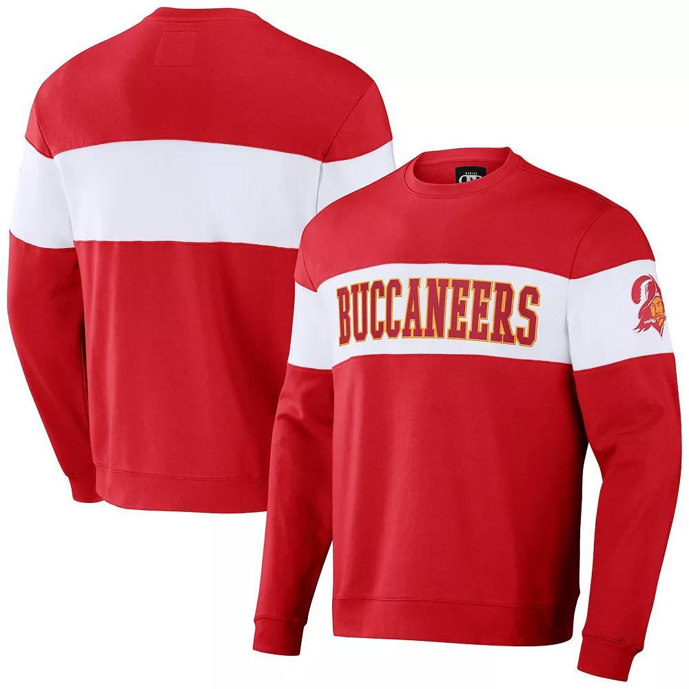 Men's Darius Rucker Collection by Fanatics Navy Houston Astros Stripe Pullover Sweatshirt, Size: Small, Blue Product Image