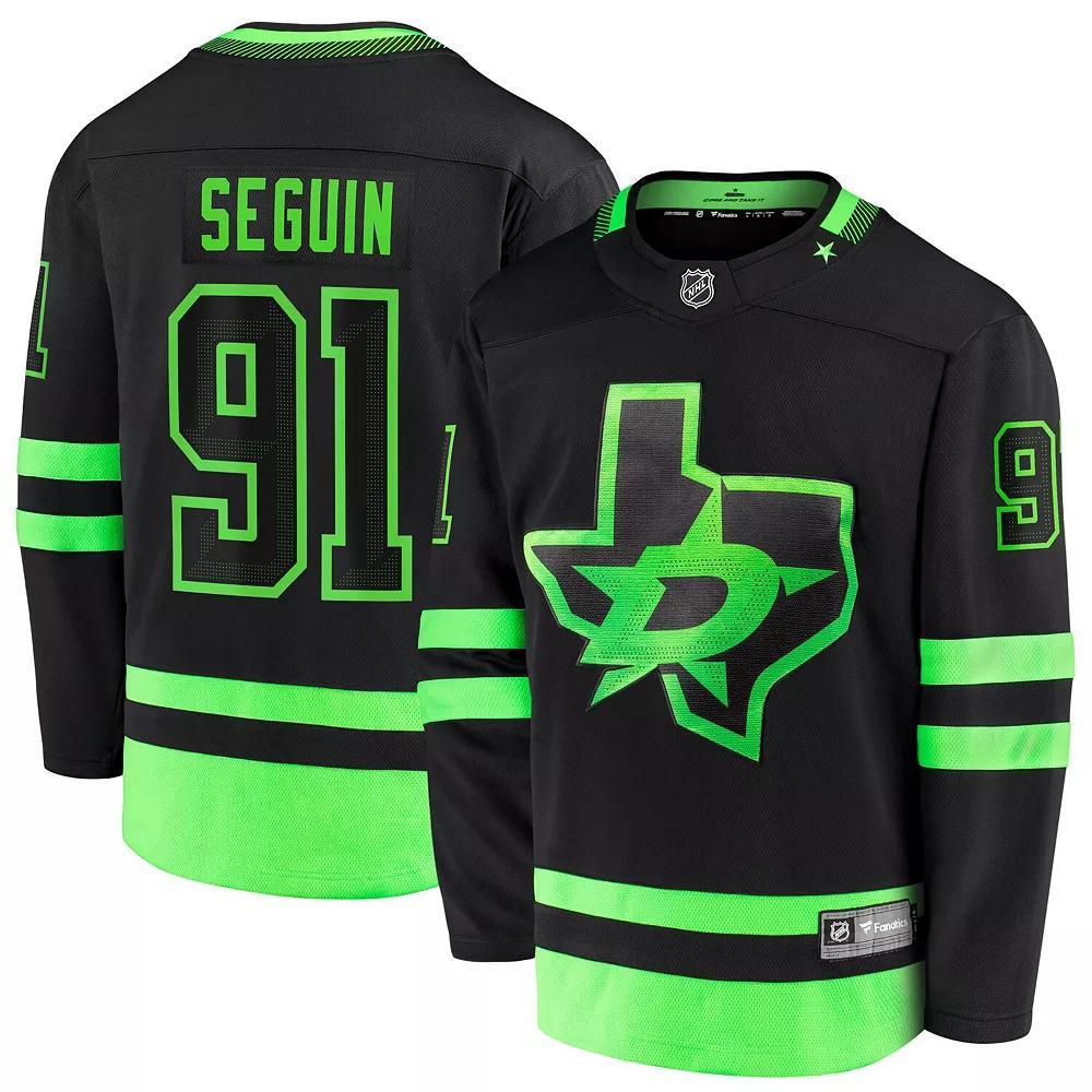Men's Fanatics Tyler Seguin Black Dallas Stars 2020/21 Alternate Premier Breakaway Player Jersey, Size: XS, Str Black Product Image