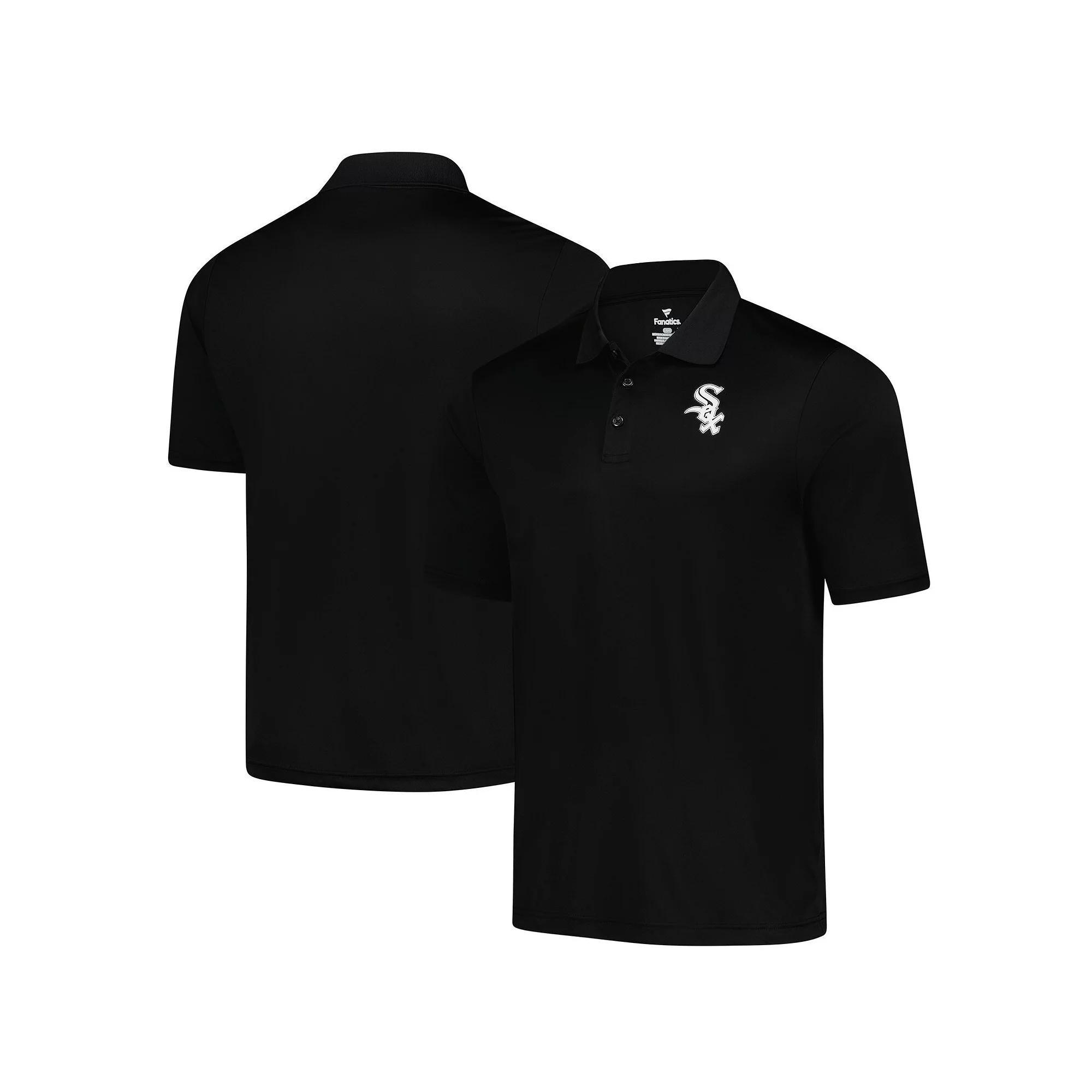 Men's Fanatics  Black Chicago White Sox Polo, Size: Large Product Image