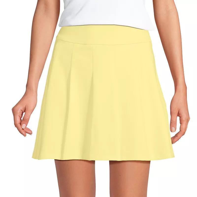 Women's Lands End Active High Impact High-Rise Skort, Size: XL, Black Product Image