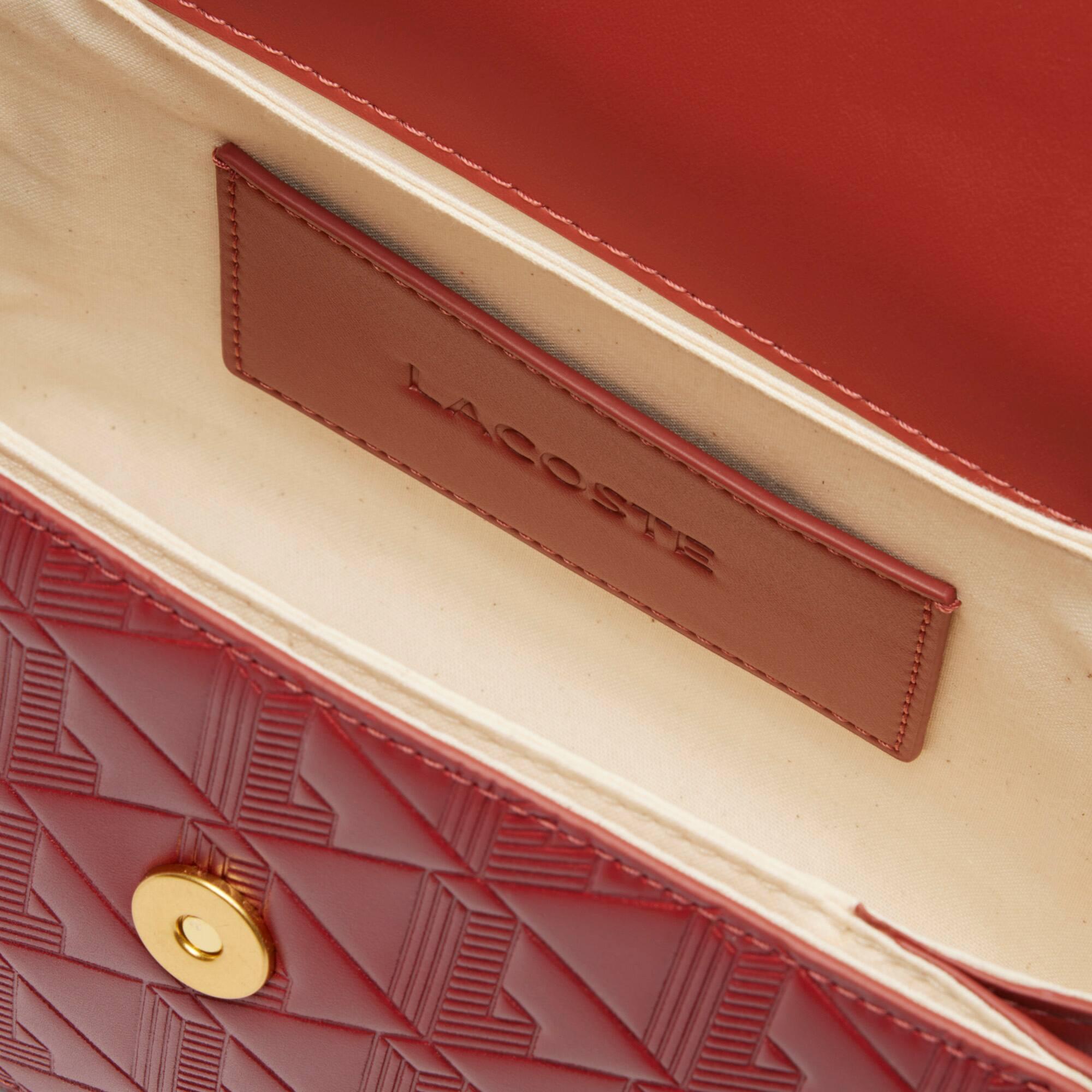 Maheki Embossed Leather Shoulder Bag Product Image