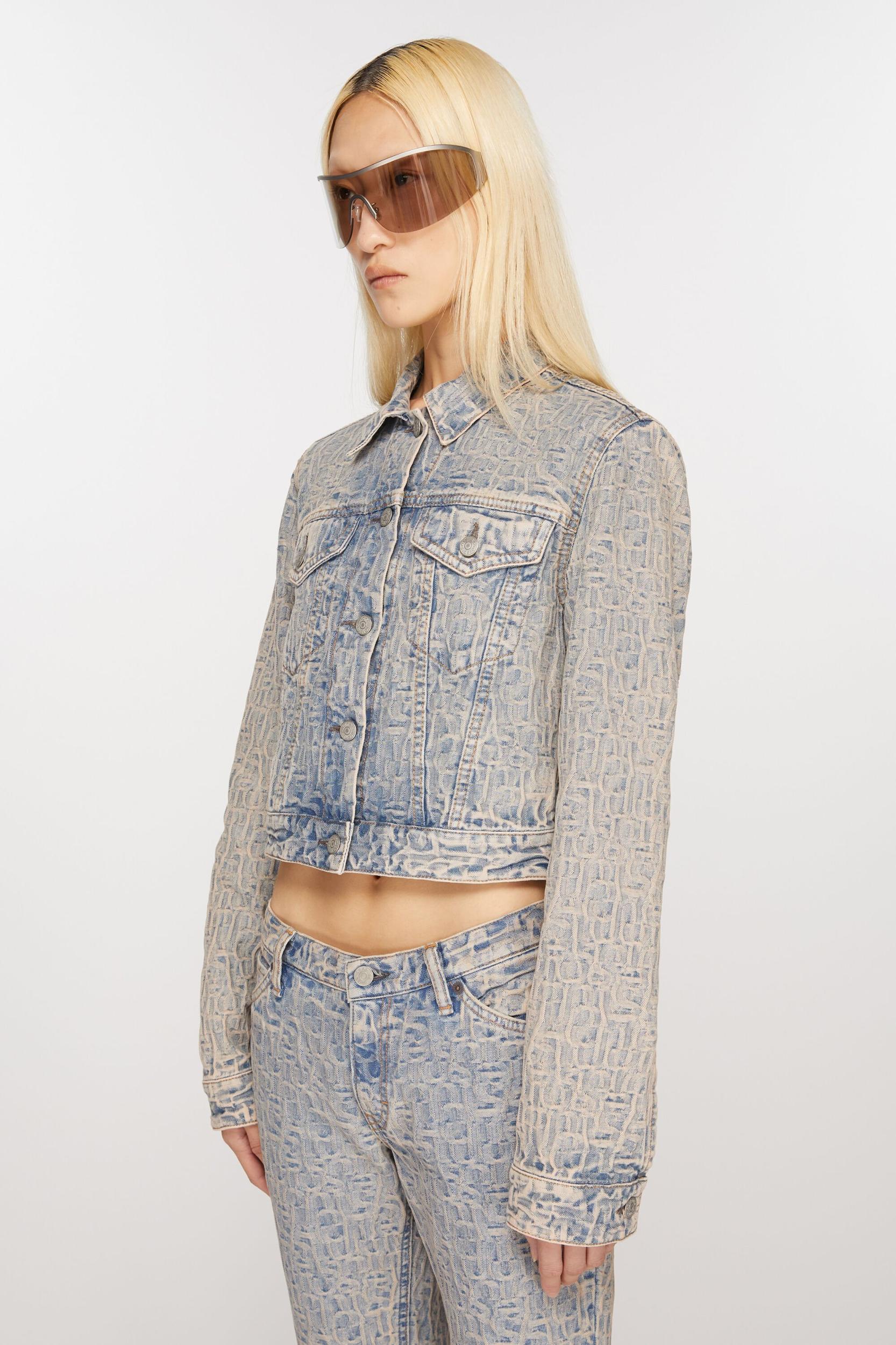 Monogram denim jacket - Fitted fit Product Image