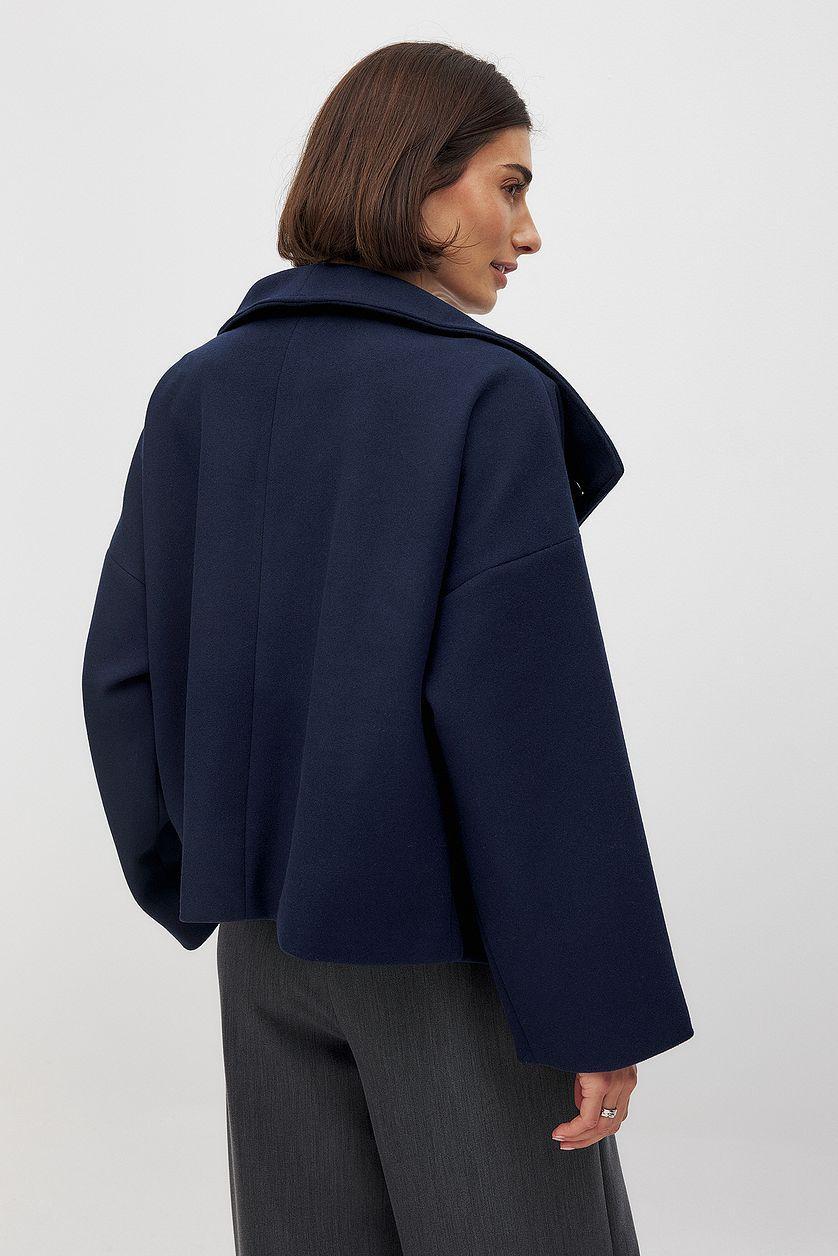 Double Breasted Short Coat Product Image