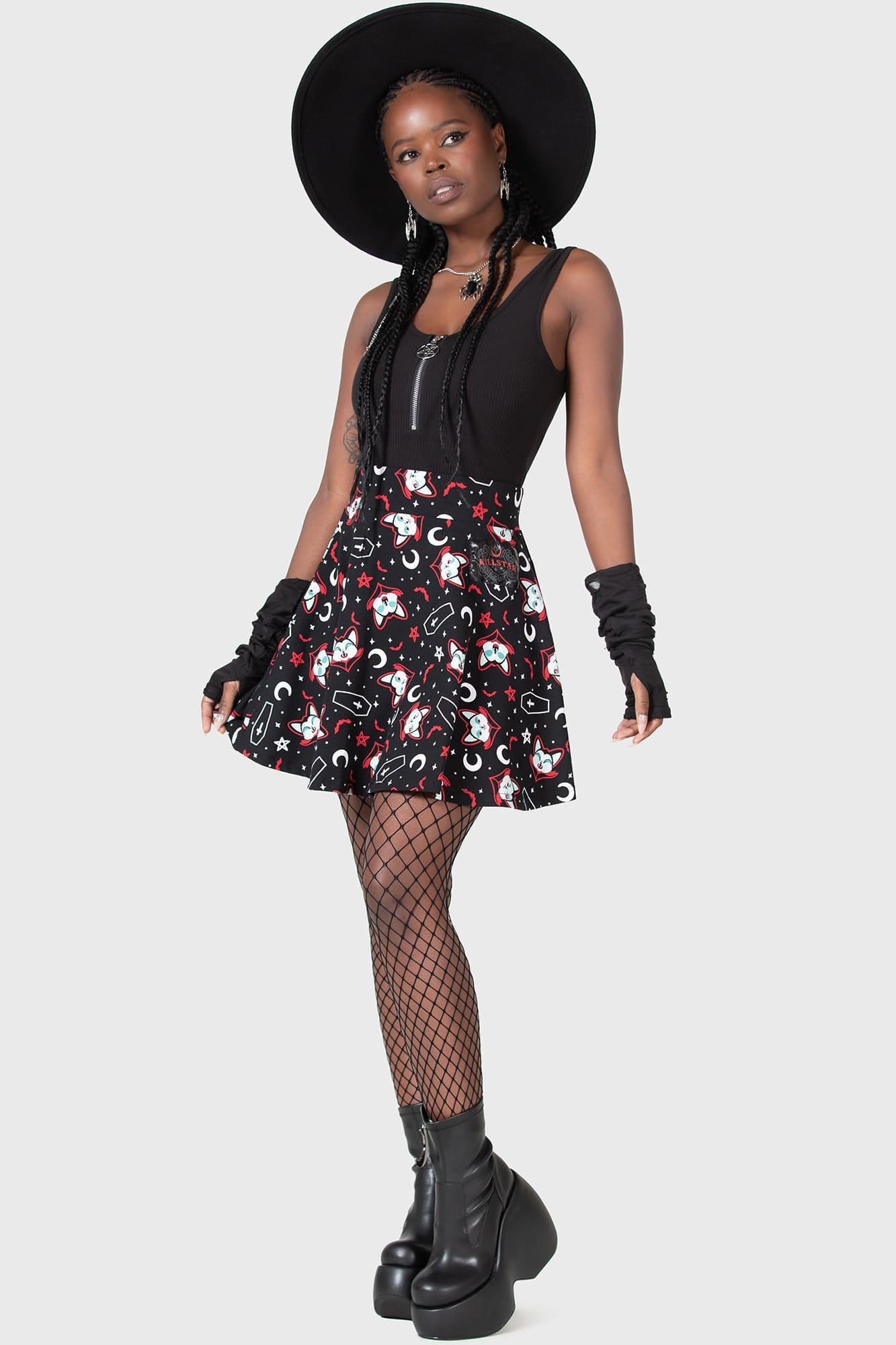 Lil Vampurr Skater Skirt Female Product Image