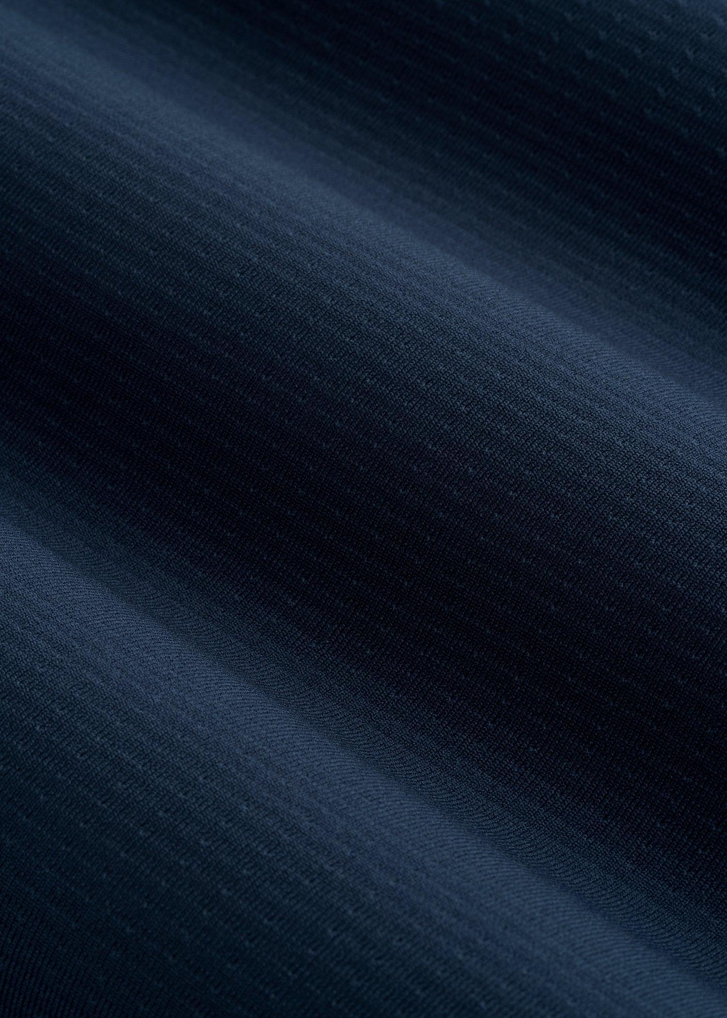 Long Sleeve Vented Performance Top in Navy Blue Male Product Image
