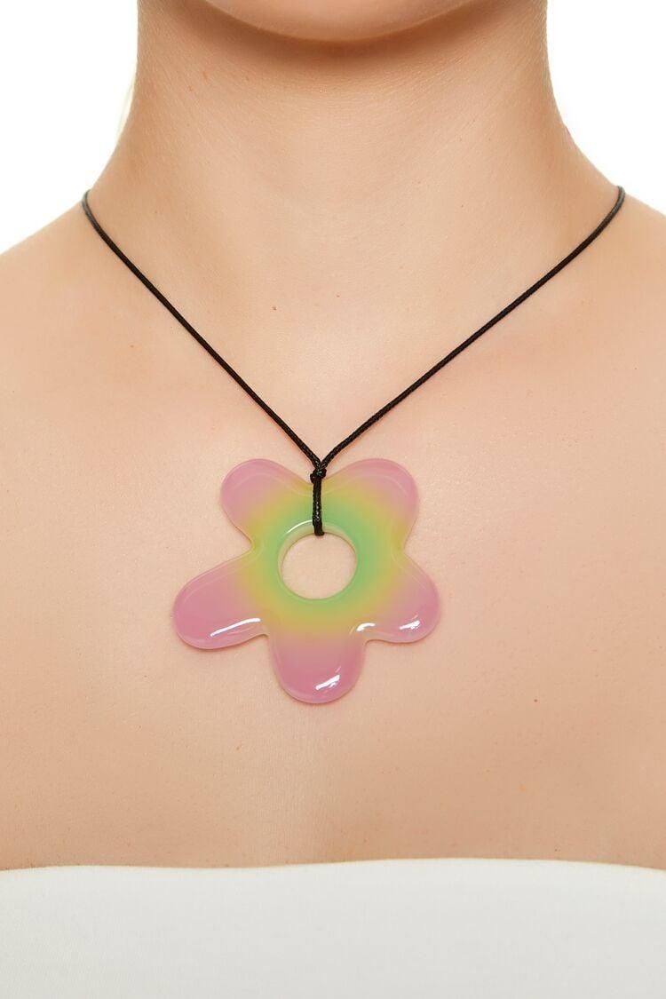 Flower Pendant Necklace | Forever 21 Product Image