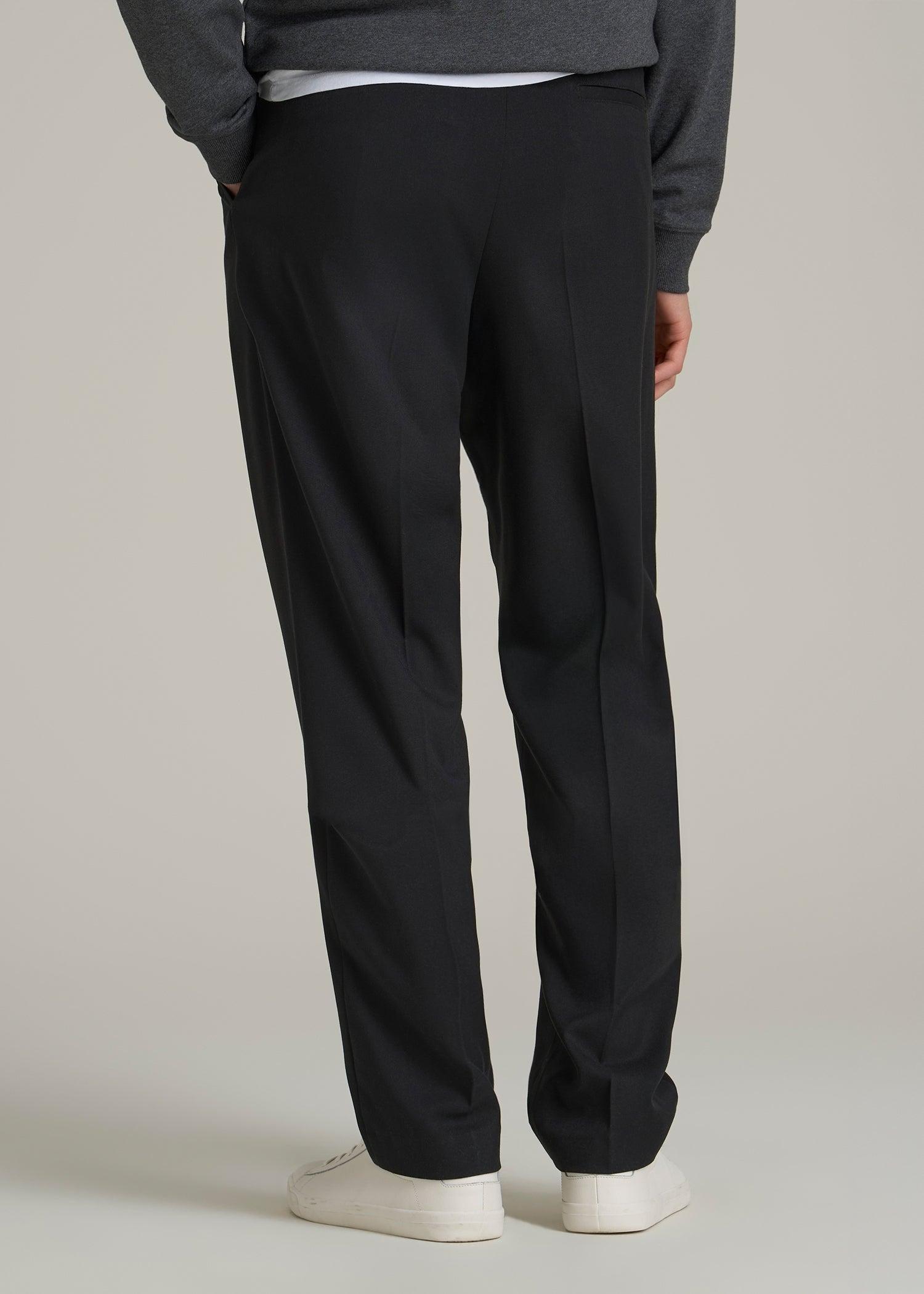 Tall Men's Relaxed Pleated Trouser in Deep Cove Product Image