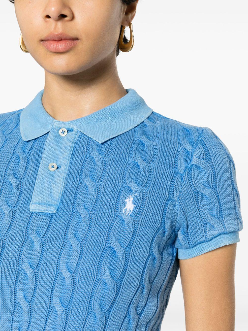 Polo Pony-embroidered polo shirt Product Image