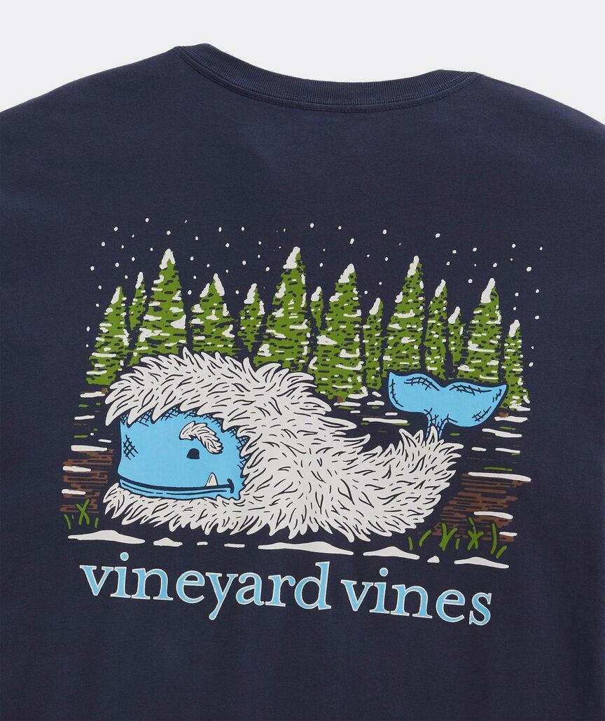 Yeti Whale Long-Sleeve Pocket Tee Product Image