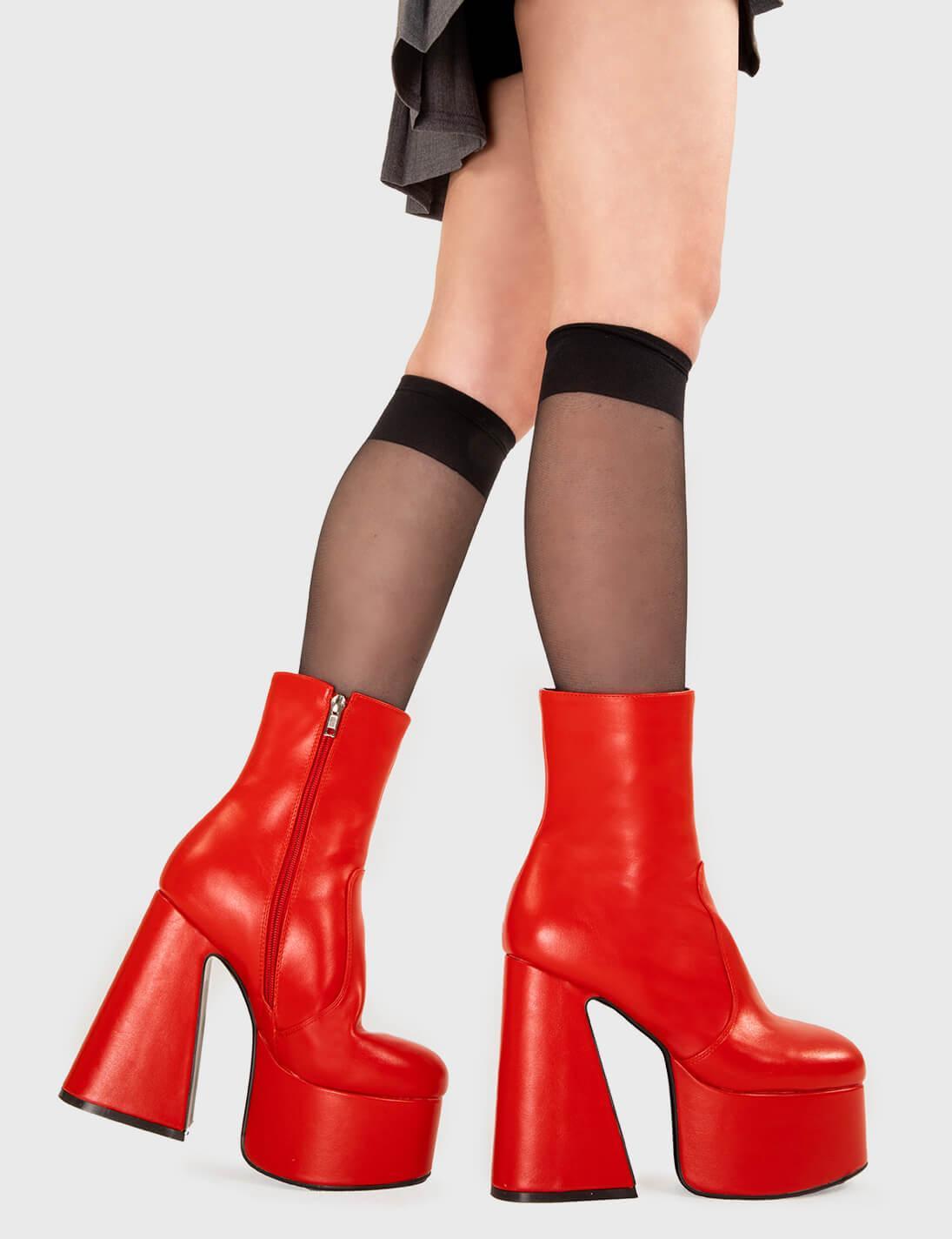 Under Cover Platform Ankle Boots Product Image