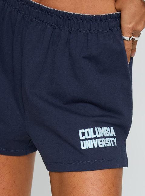 Columbia Soffee Shorts Navy Product Image