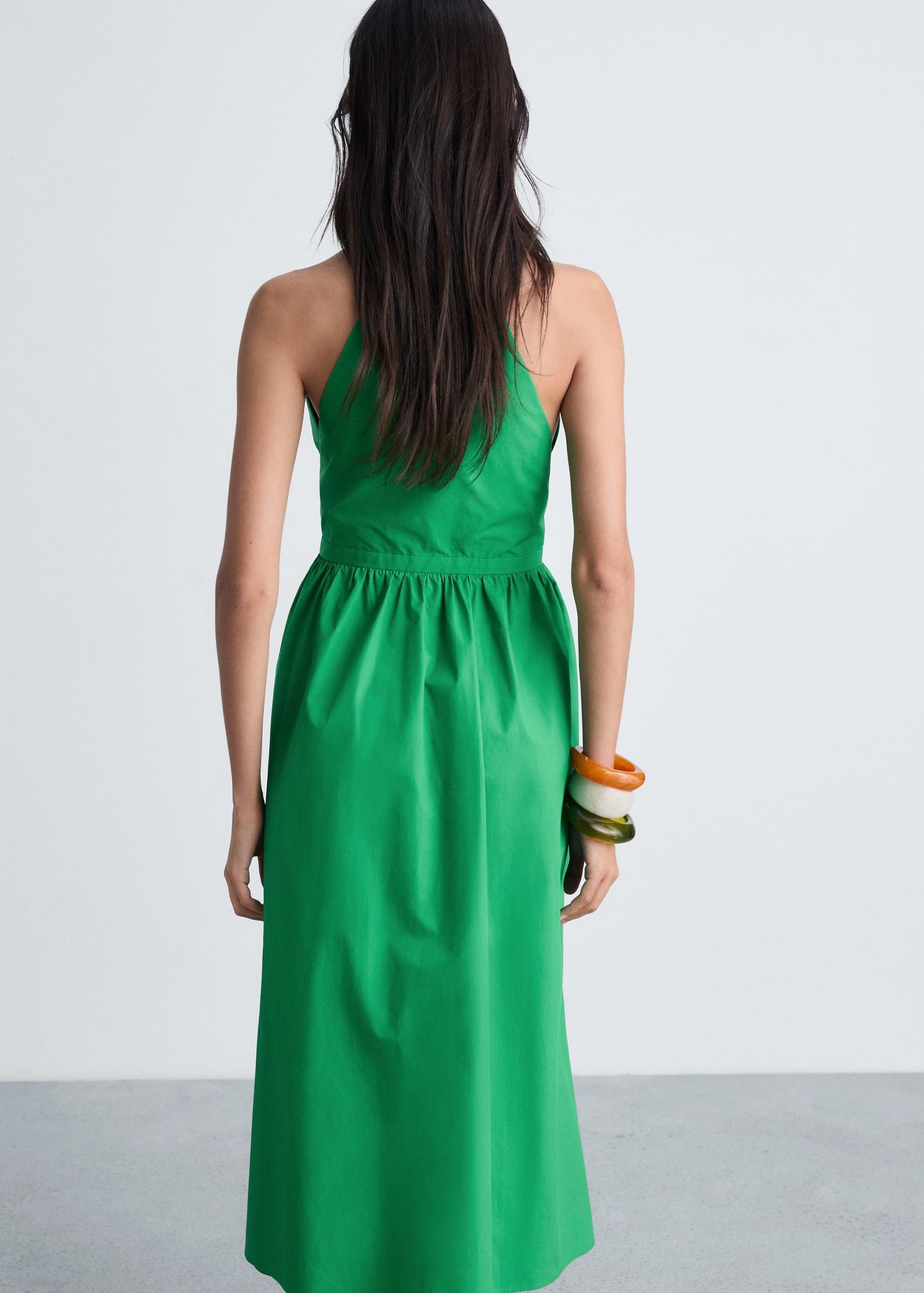 Flared bow dress - Women | MANGO USA Product Image