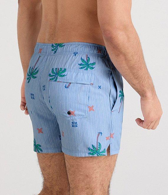 SAXX Palmtastic Oh Buoy 2N1 5#double; Inseam Slim Fit Volley Swim Shorts Product Image
