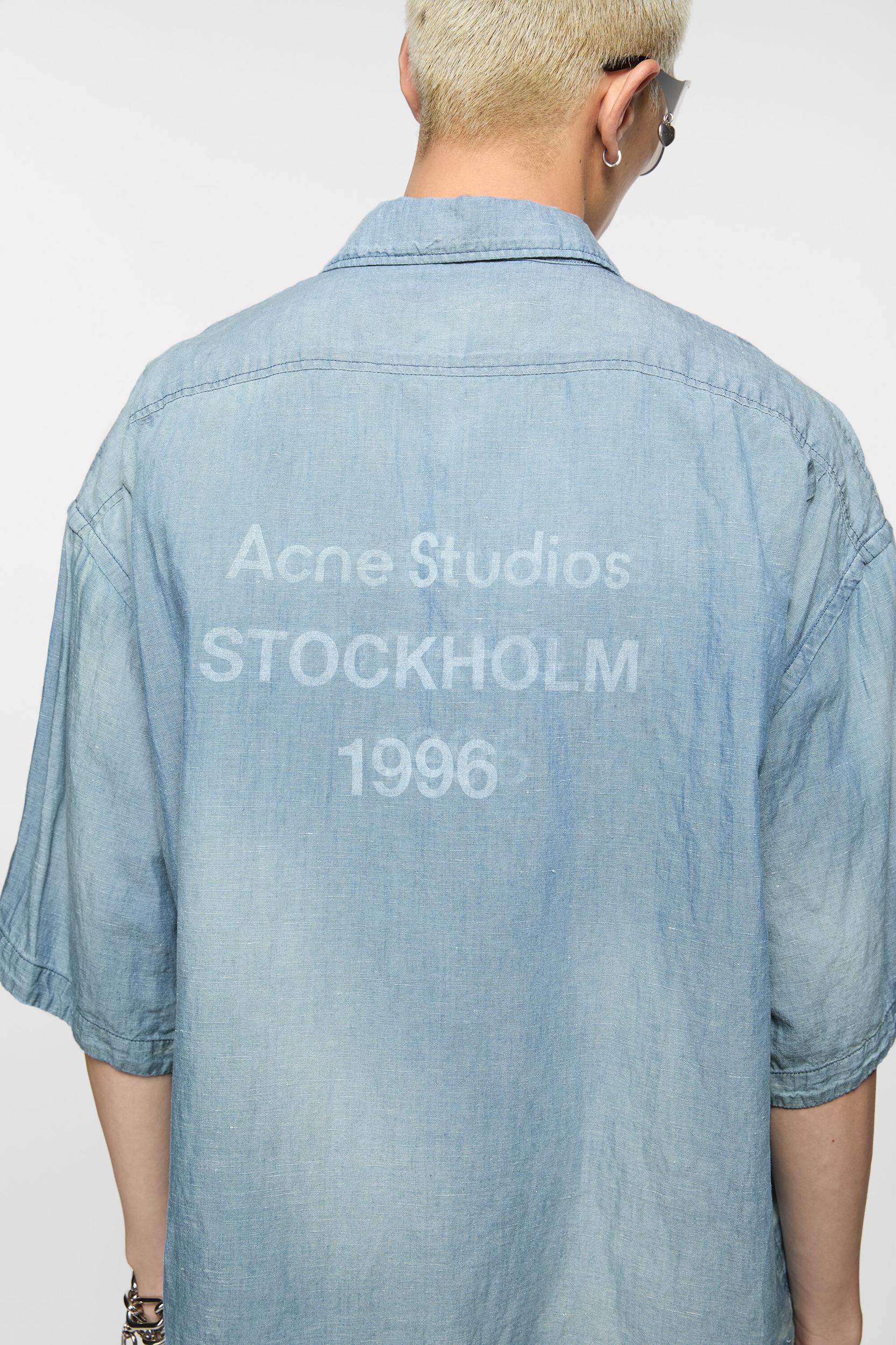 Button-up shirt logo stamp Product Image