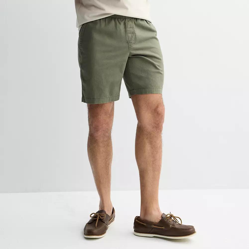 Mens Sonoma Goods For Life 9 Everyday Pull-On Shorts Kagan Green Product Image