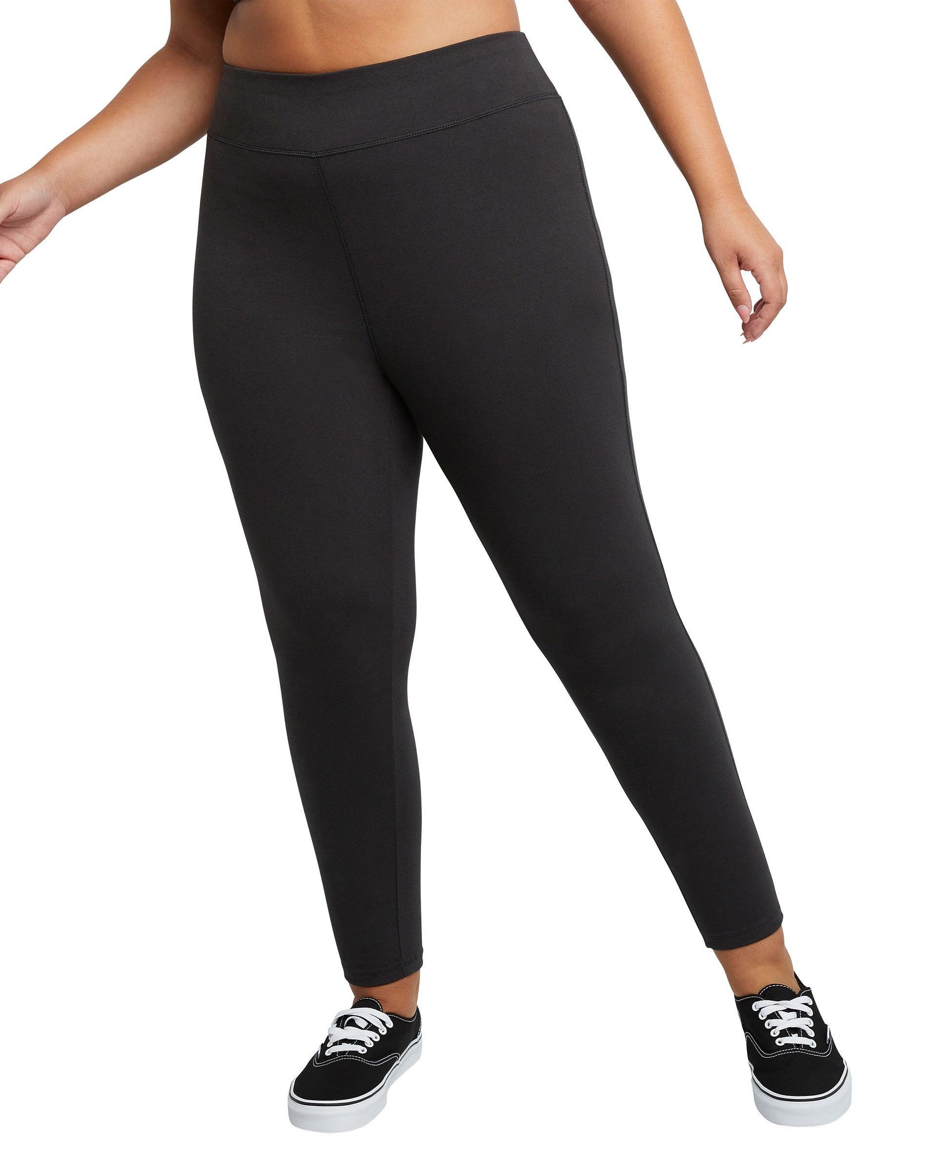 Womens Hanes Originals Stretch Jersey High-Rise Leggings Product Image