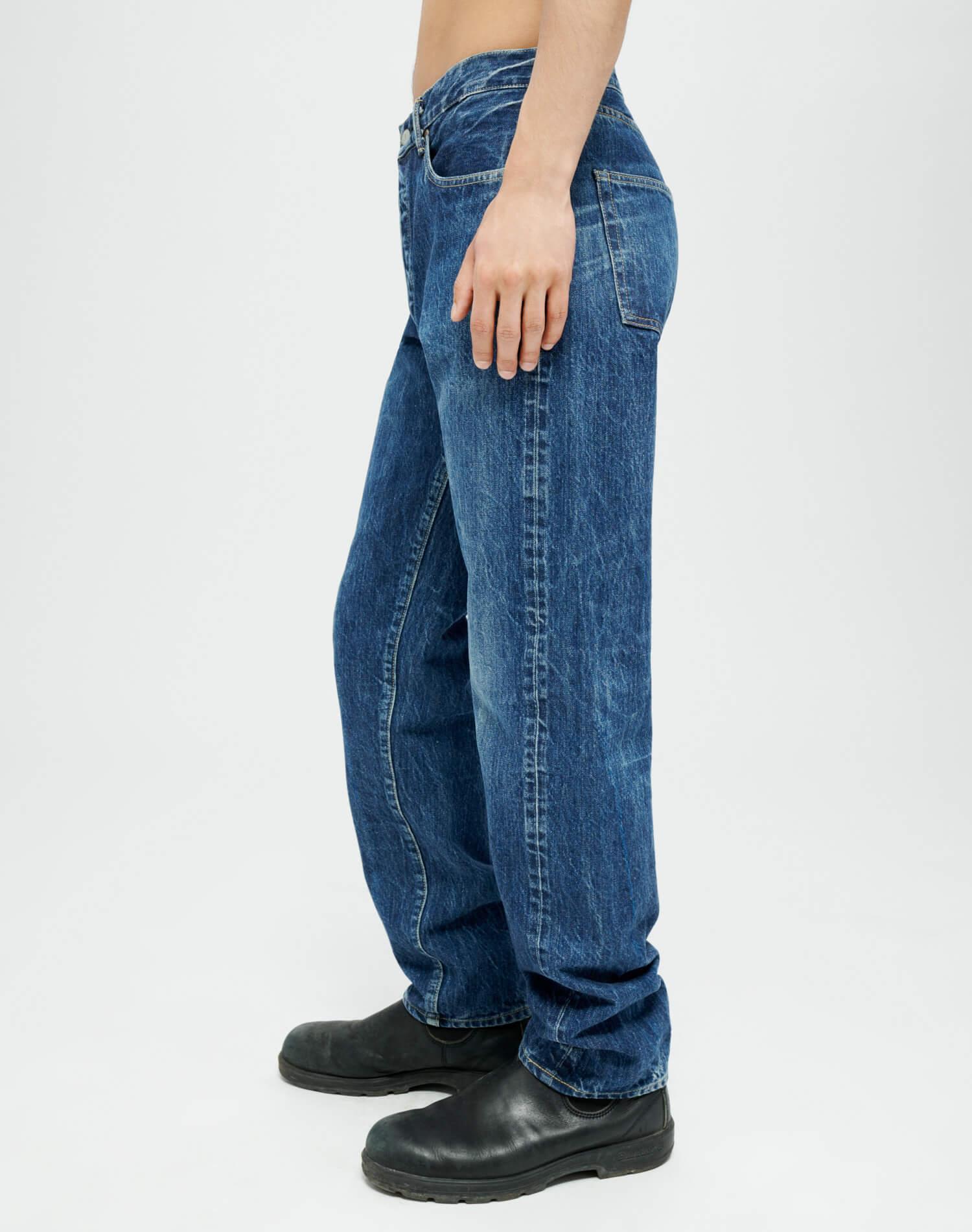 1966 Selvedge Slim Jean - Premium Dark Worn Product Image