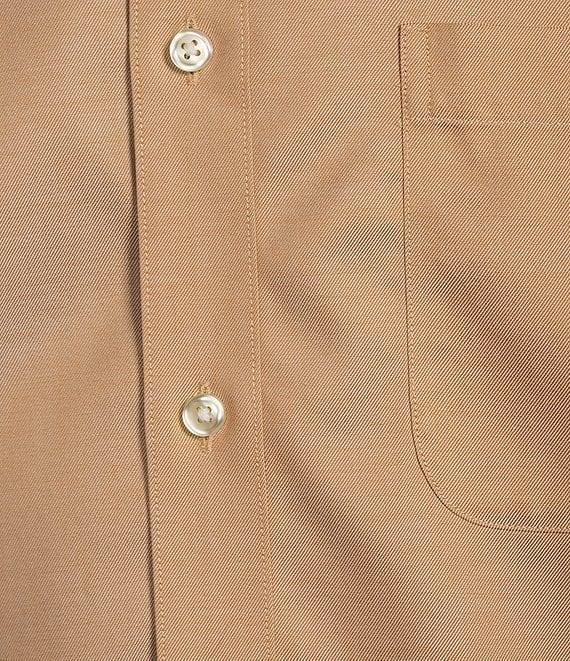 Gold Label Roundtree & Yorke Big & Tall Non-Iron Long Sleeve Solid Twill Sport Shirt Product Image