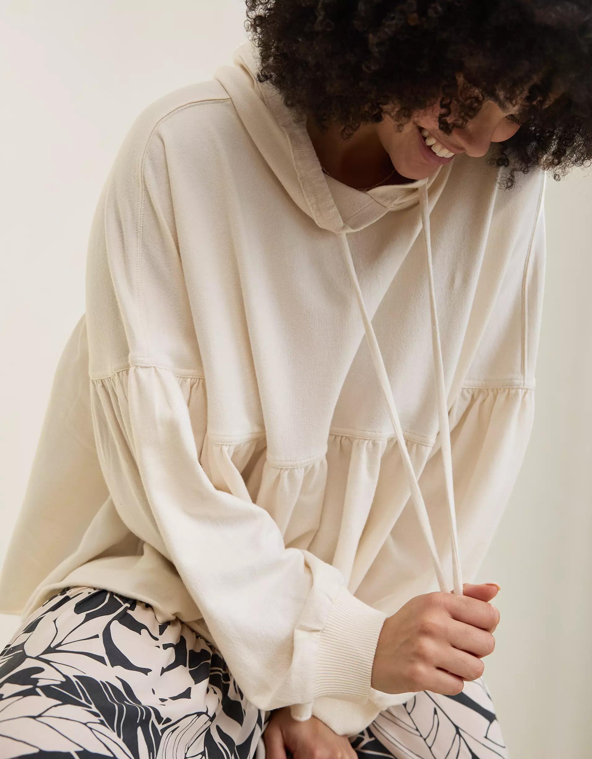 Aerie Peplum Hoodie Product Image