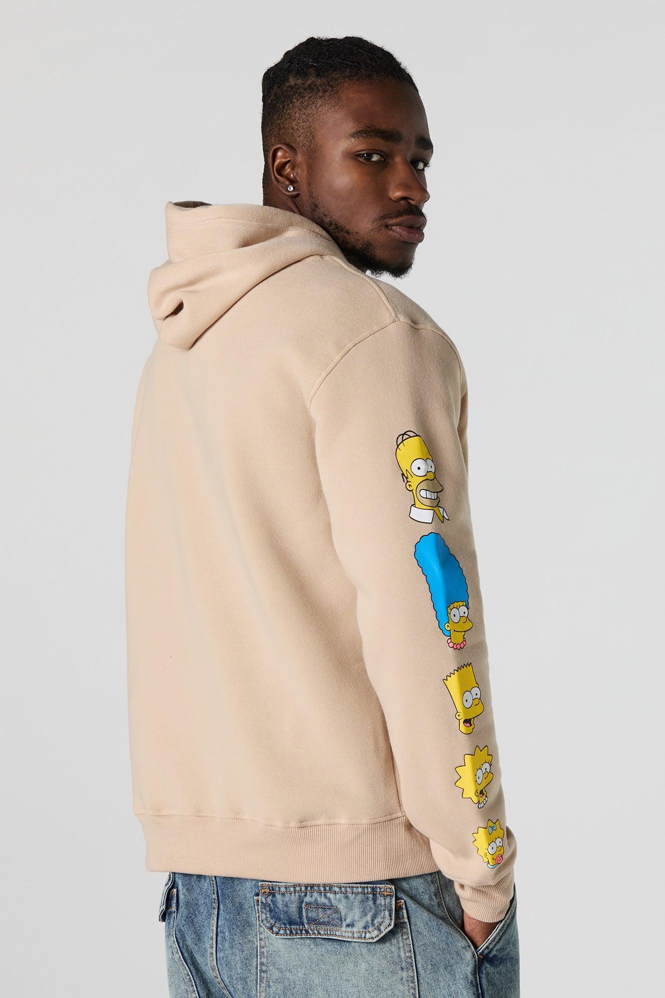 The Simpsons Graphic Fleece Hoodie Male Product Image