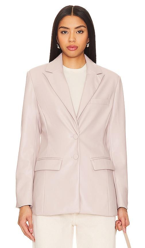 Aria Faux Leather Blazer Steve Madden Product Image