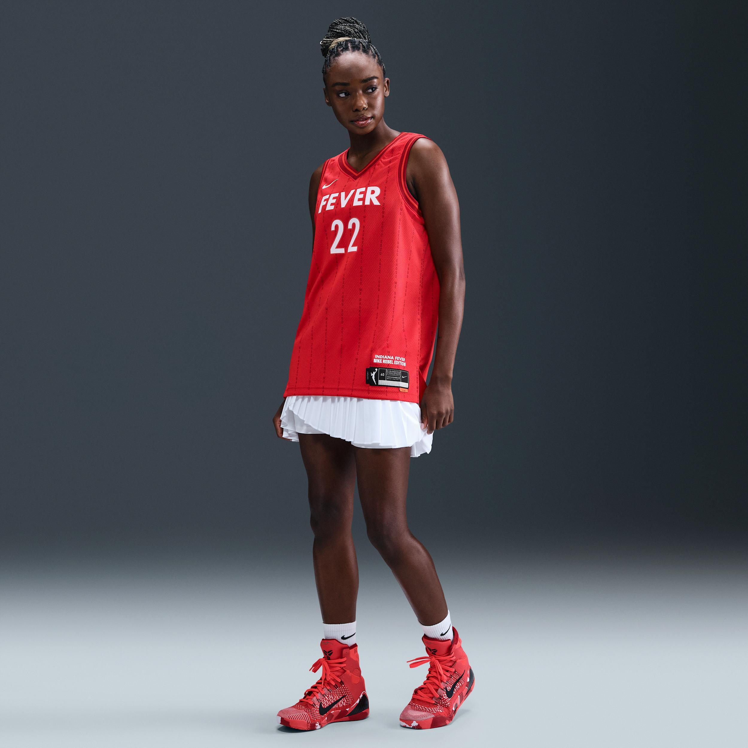 Unisex Nike Caitlin Clark Red Indiana Fever 2024 WNBA Draft Rebel Edition Victory Player Jersey, Adult Unisex Product Image