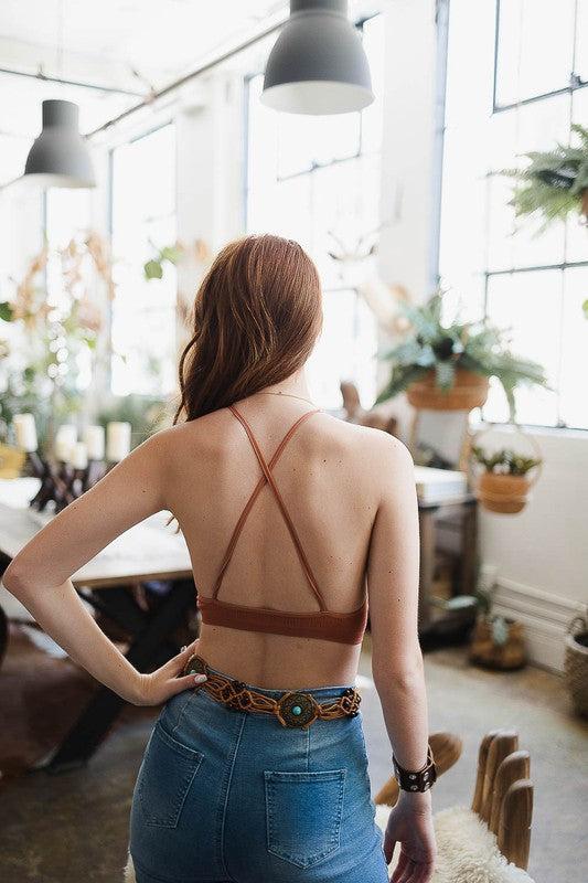 Boho Crochet Bralette Product Image
