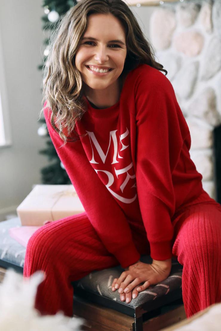 Dawn Smocked Rib Pant Product Image
