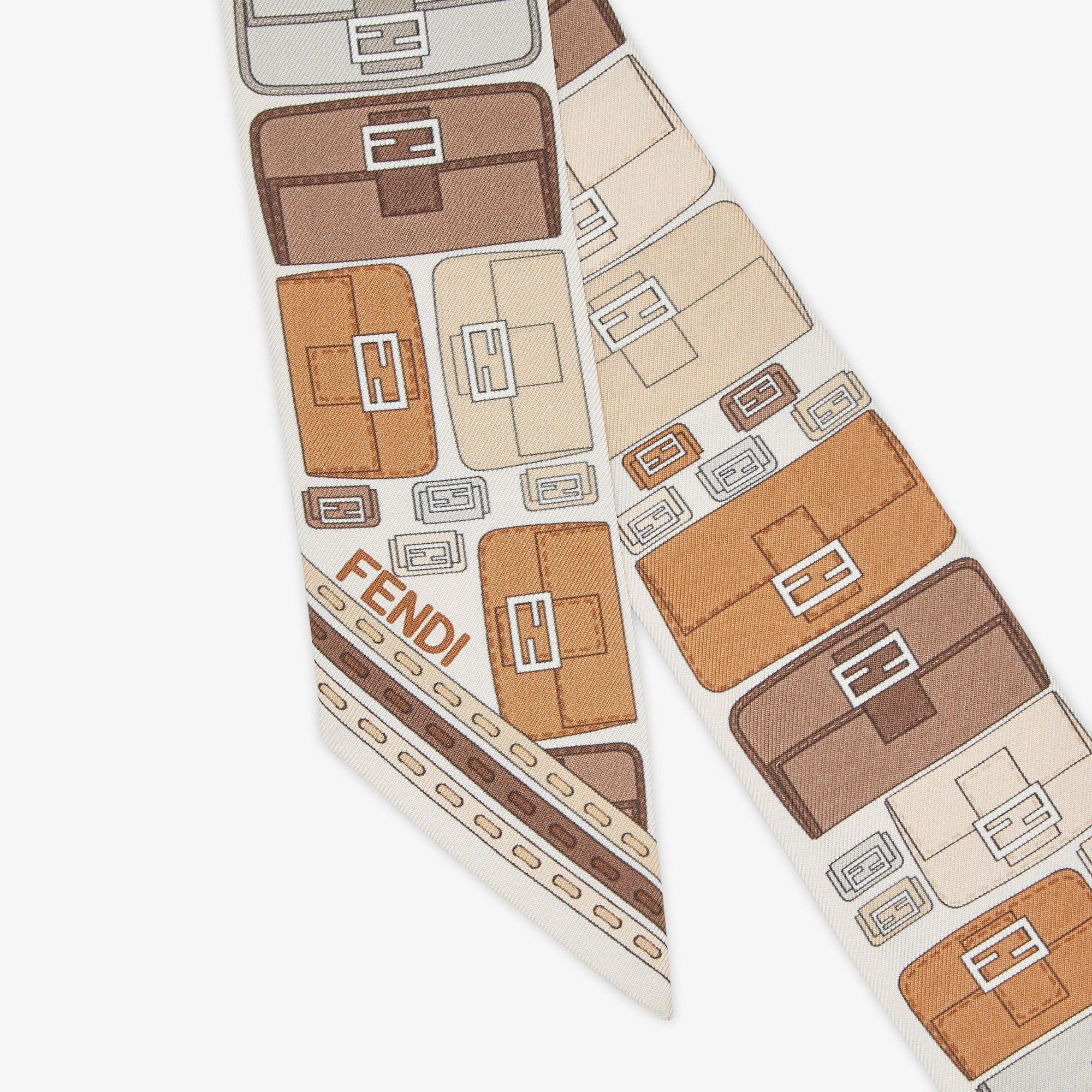 WrappyBeige silk bandeau Product Image