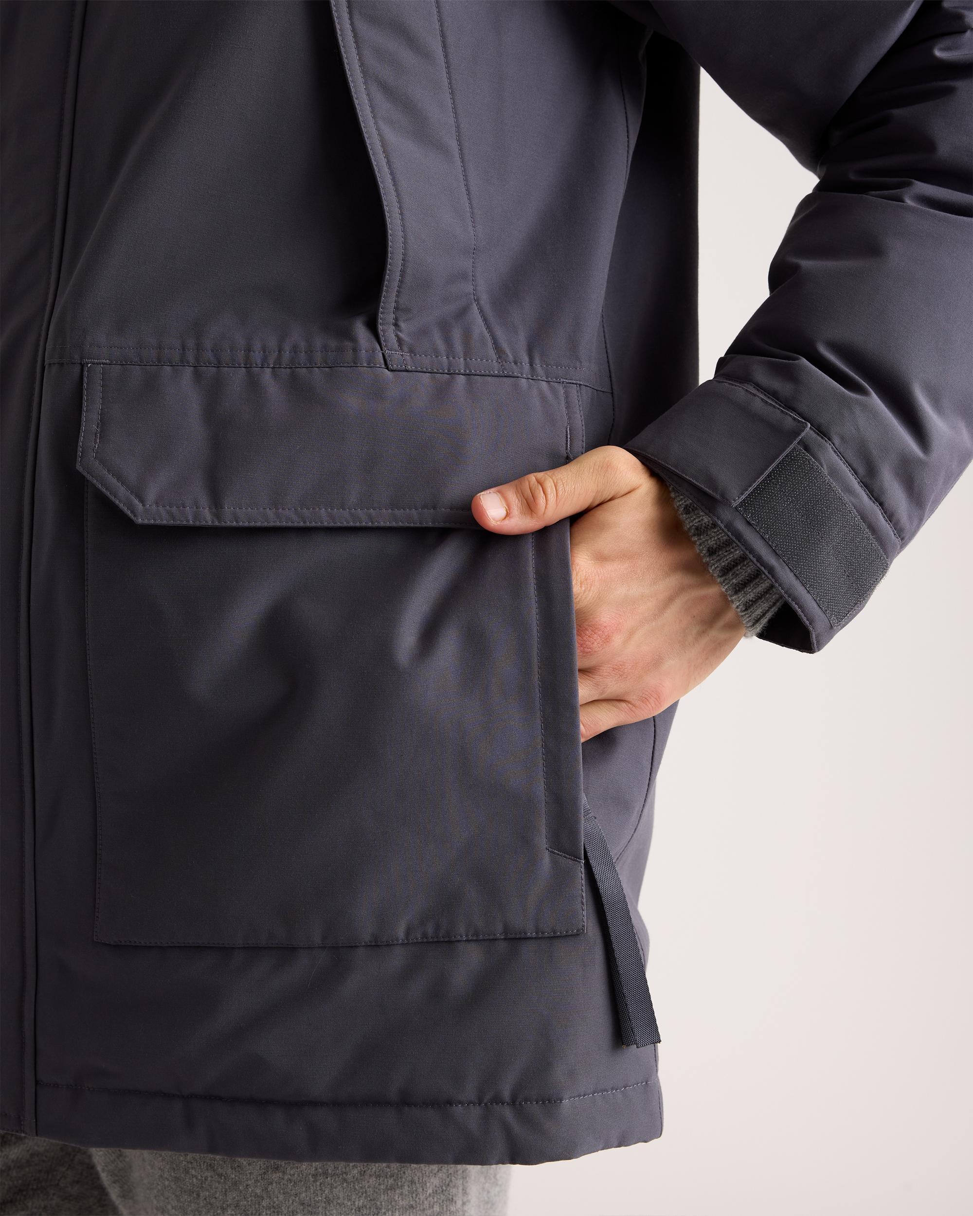 Quince | Men's Responsible Down Hooded Parka Size XL, Recycled Polyester Product Image