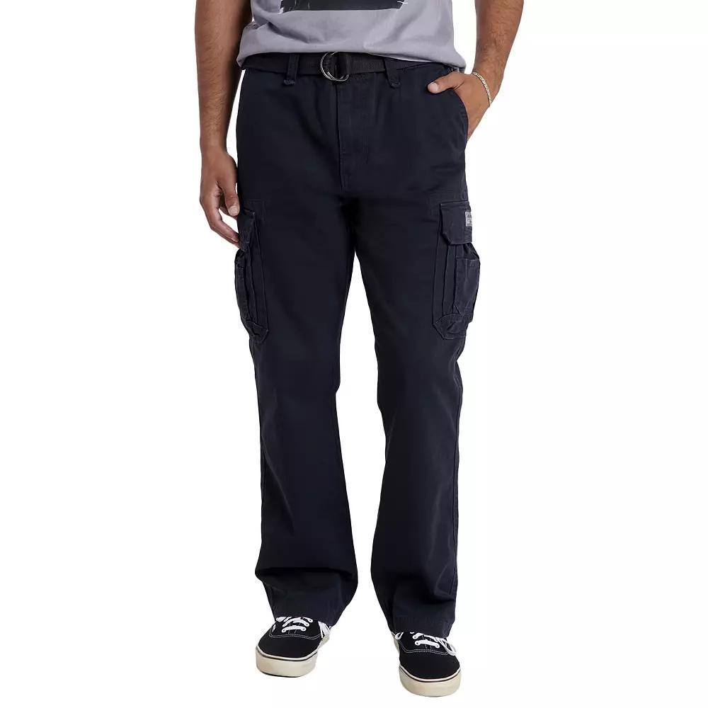 Men's UNIONBAY Cargo Survivor Pants, Size: 42 X 32, Black Product Image