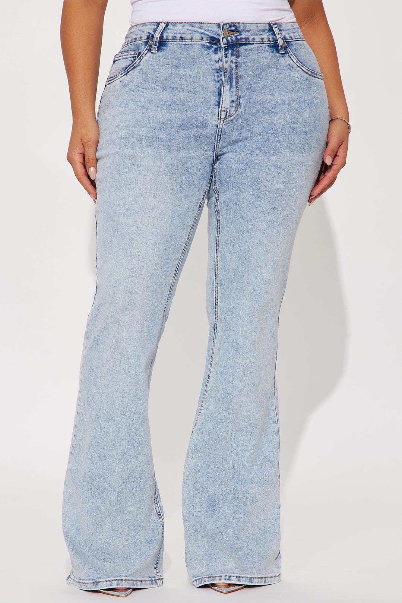 Best Ever Low Rise Flare Jeans - Light Wash Product Image
