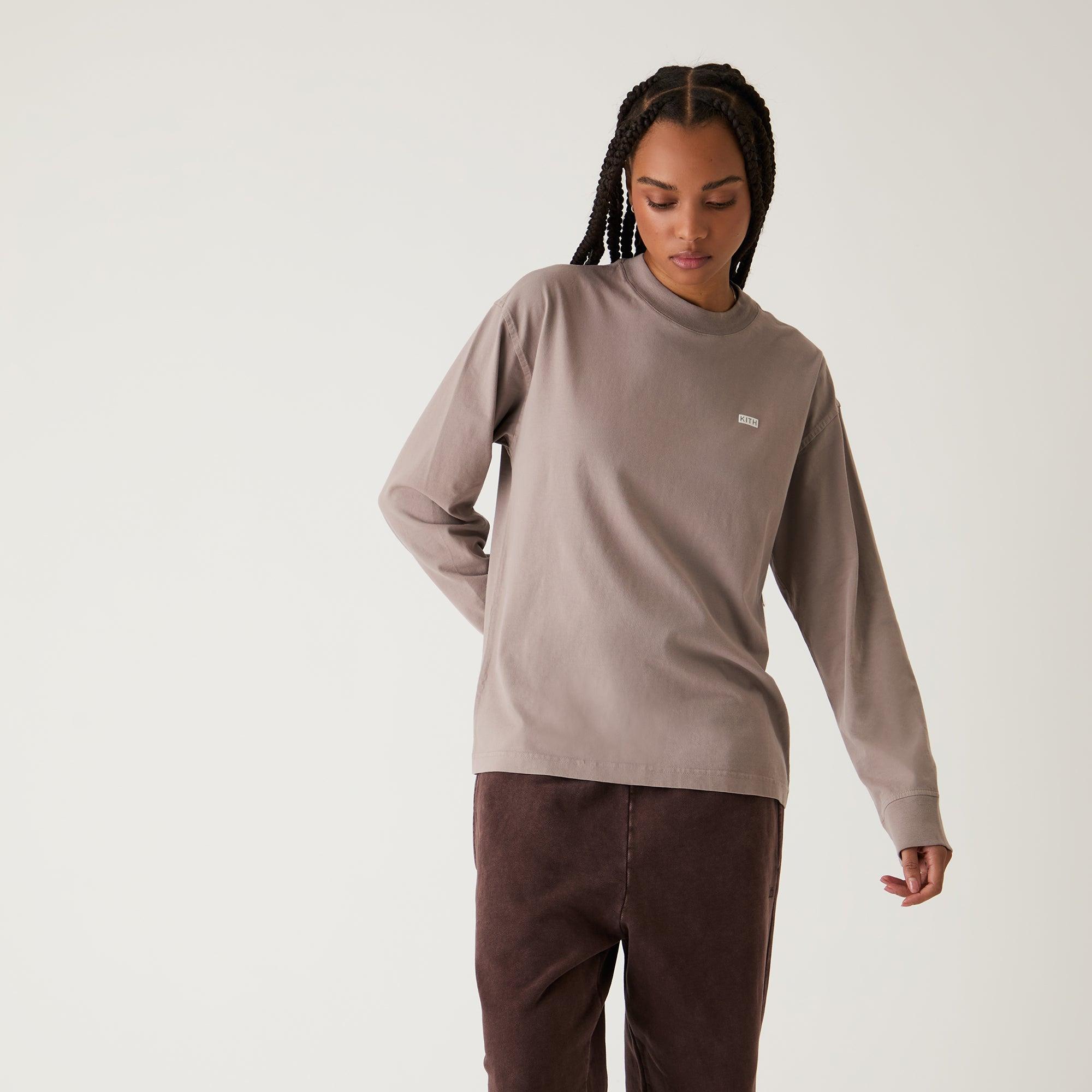 Kith Women Oversized Sonoma Sueded Long Sleeve - Quicksand Female Product Image