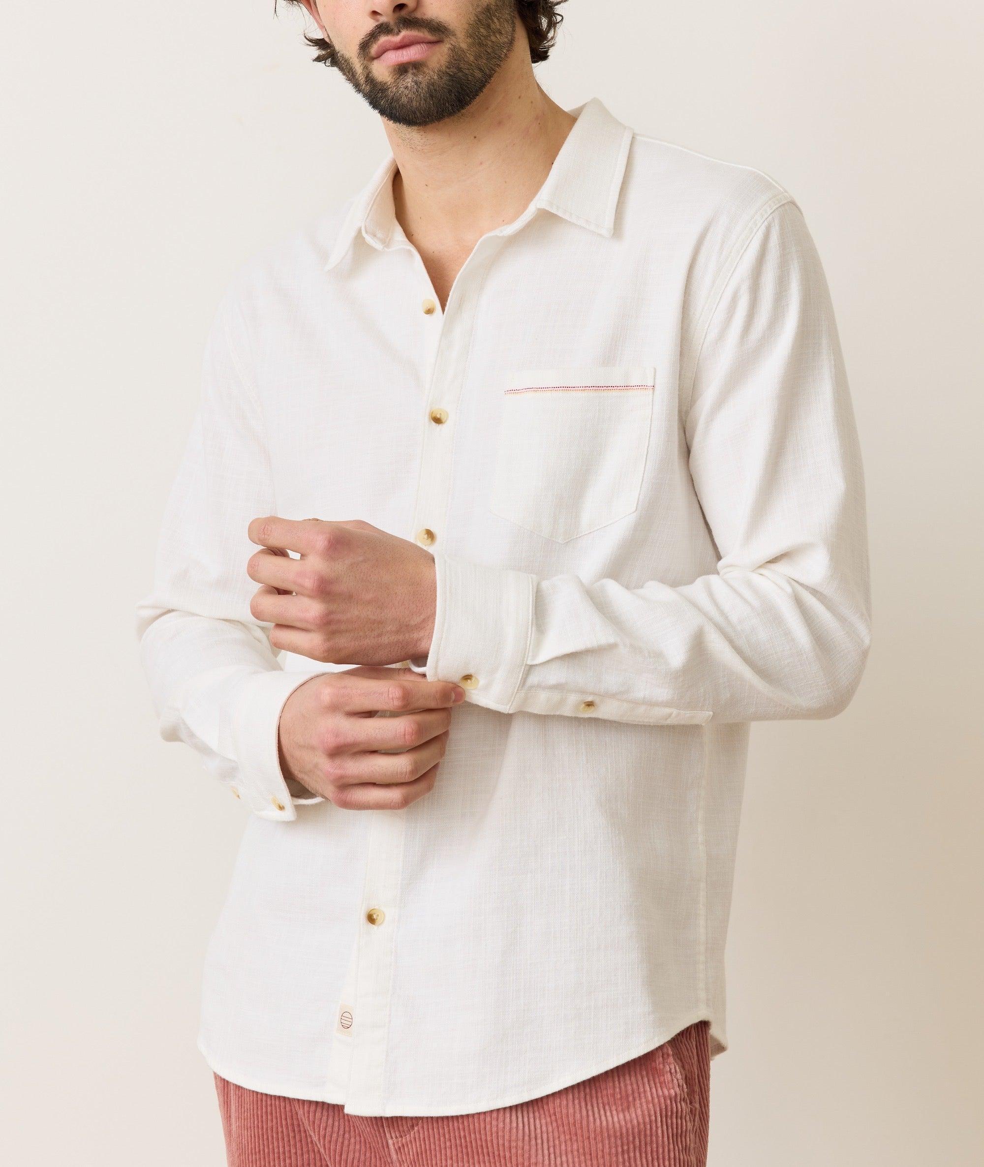 Classic Stretch Selvage Long Sleeve Shirt Product Image