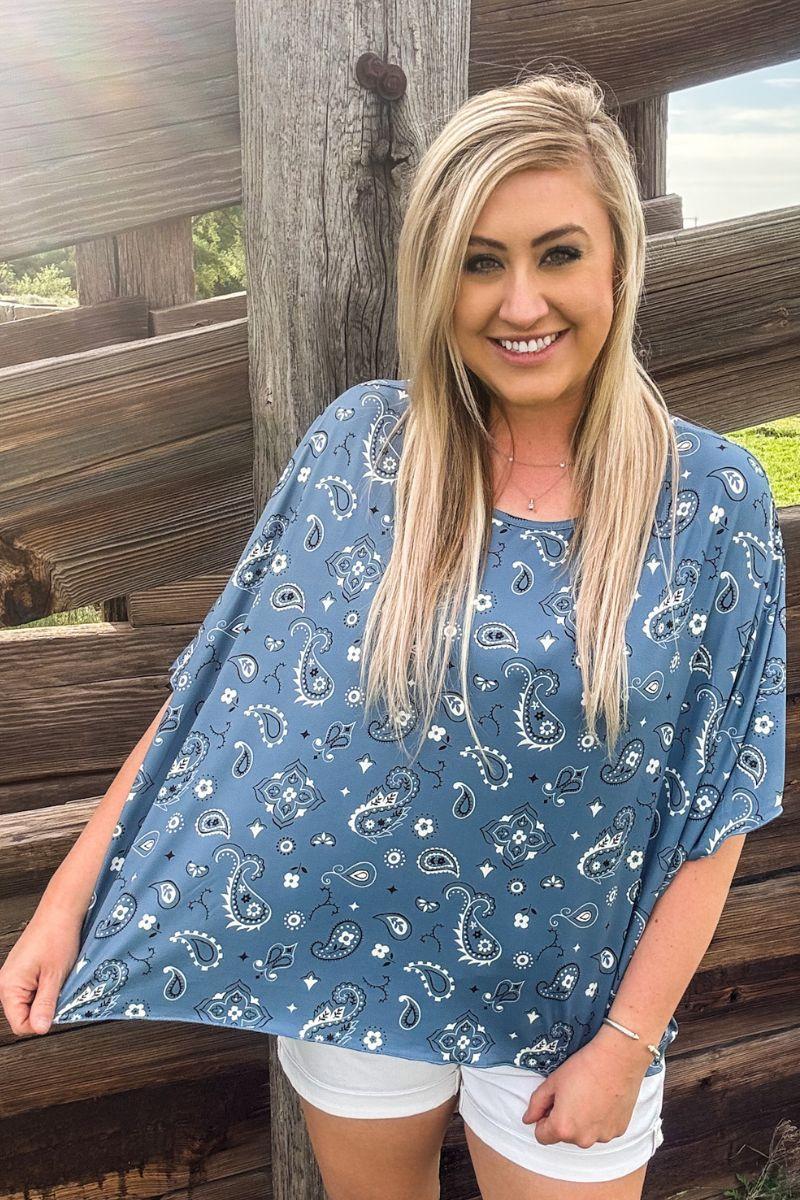 Sterling Kreek Pretty In Paisley Top Product Image