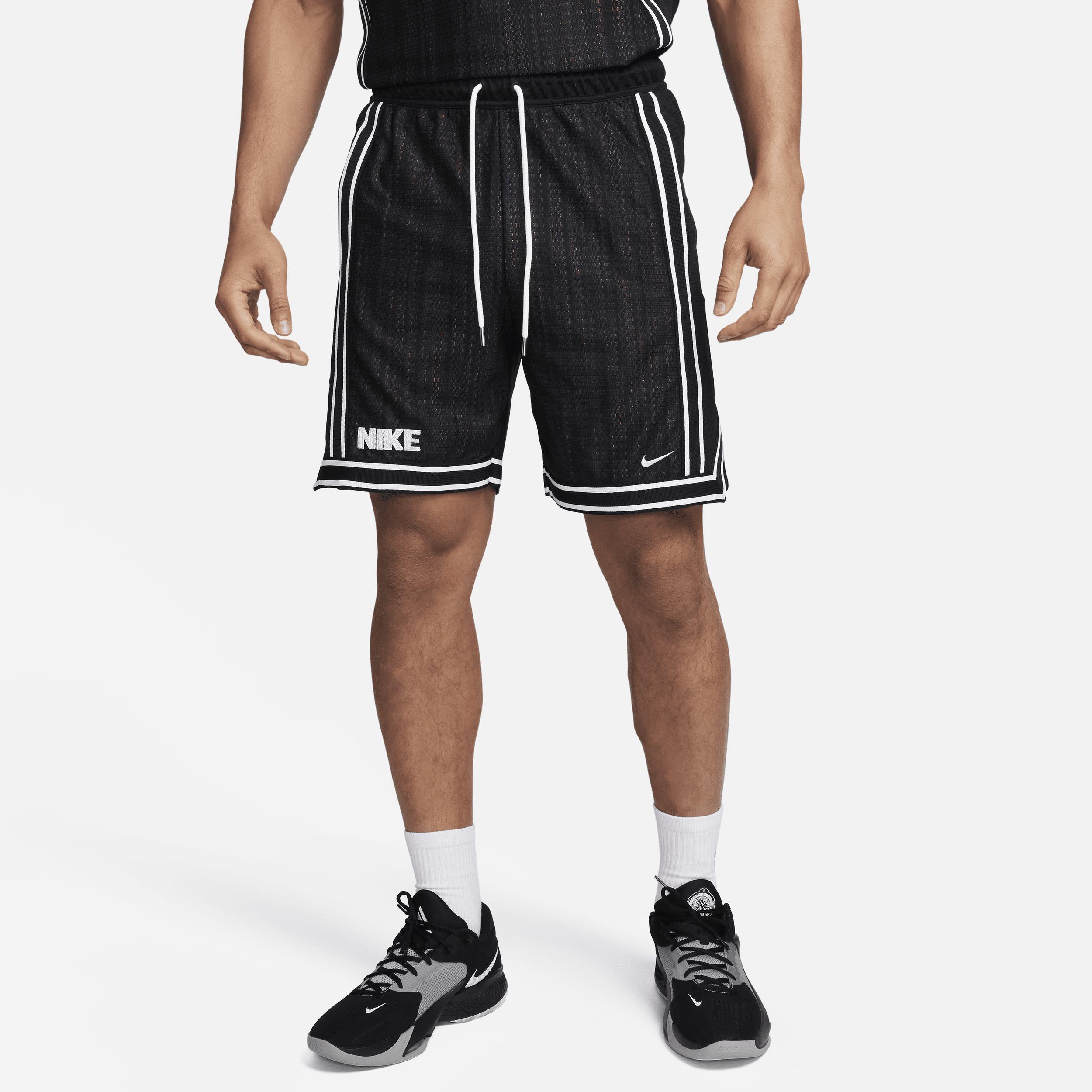 Nike Mens Dri-FIT DNA+ NAOS 8 Shorts - Black/White Product Image