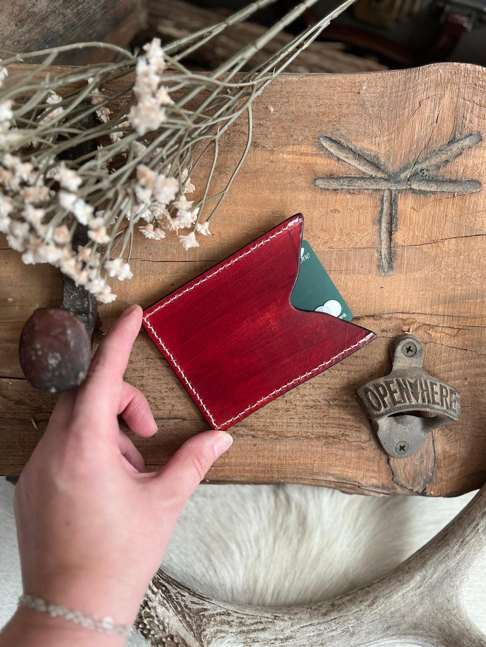 American Darling Tooled Leather Card Holder Product Image