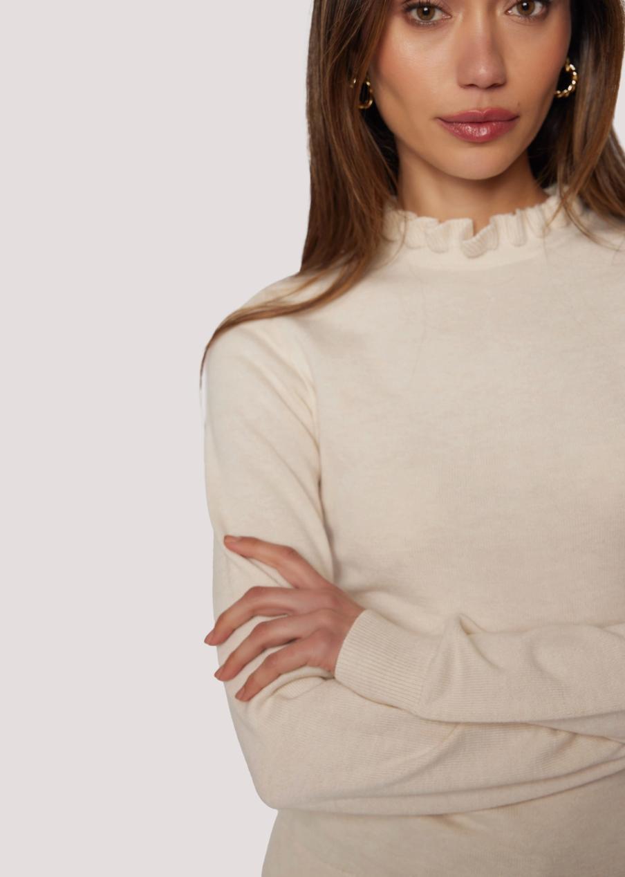 Elena Mock Neck Top Product Image