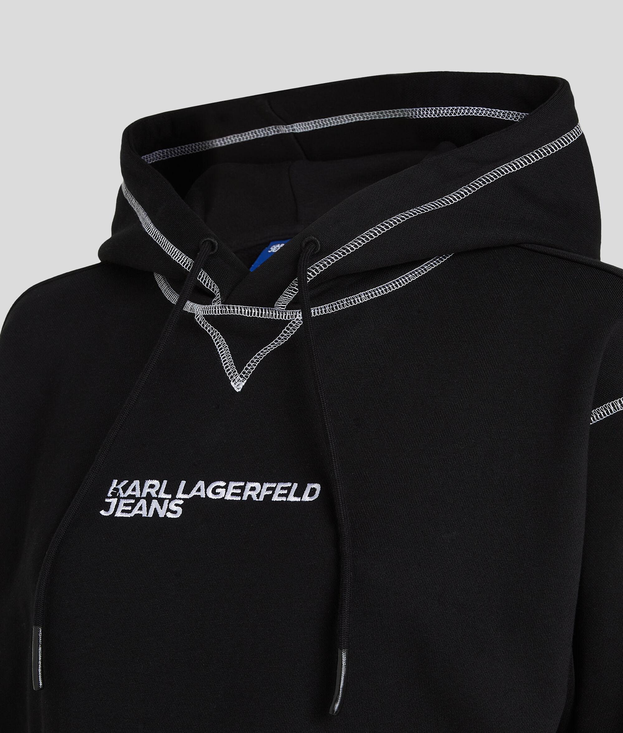 CONTRAST STITCH CROPPED HOODIE Product Image