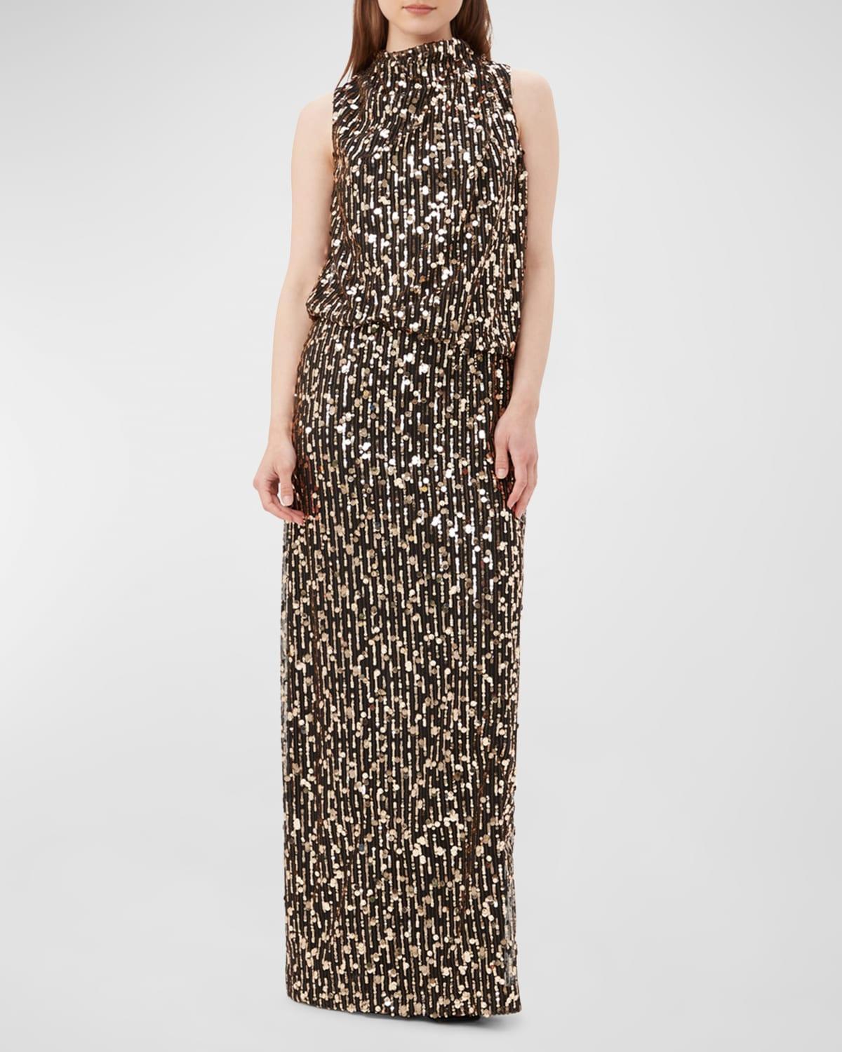 Womens Lenaya Sequined Maxi Dress Product Image