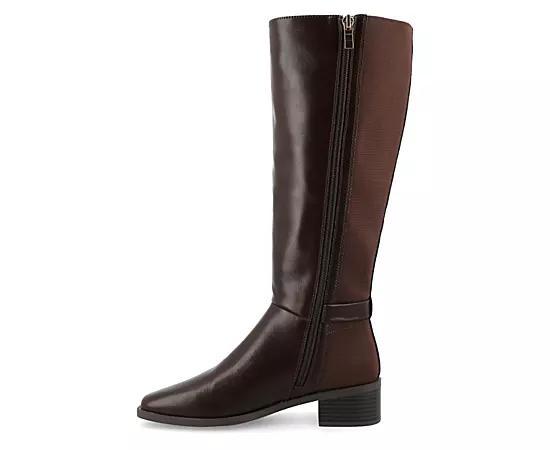 Journee Tru Comfort Foam Womens Londyn Calf Boots Red Product Image