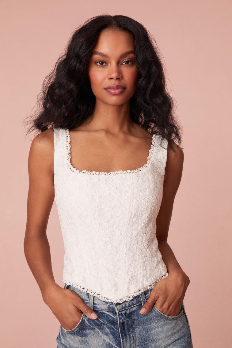 Lorelai Lace Corset Bustier Product Image