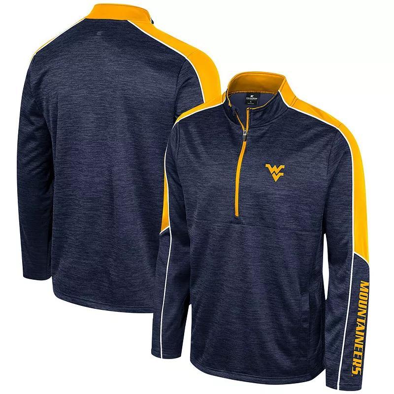 Men's Colosseum Navy Penn State Nittany Lions Marled Half-Zip Jacket, Size: Medium, Blue Product Image
