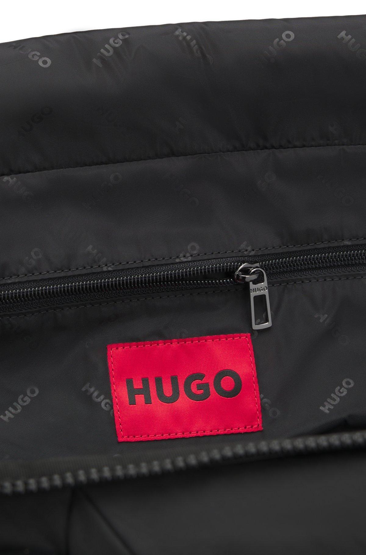 HUGO - Holdall with logo straps - Black Product Image