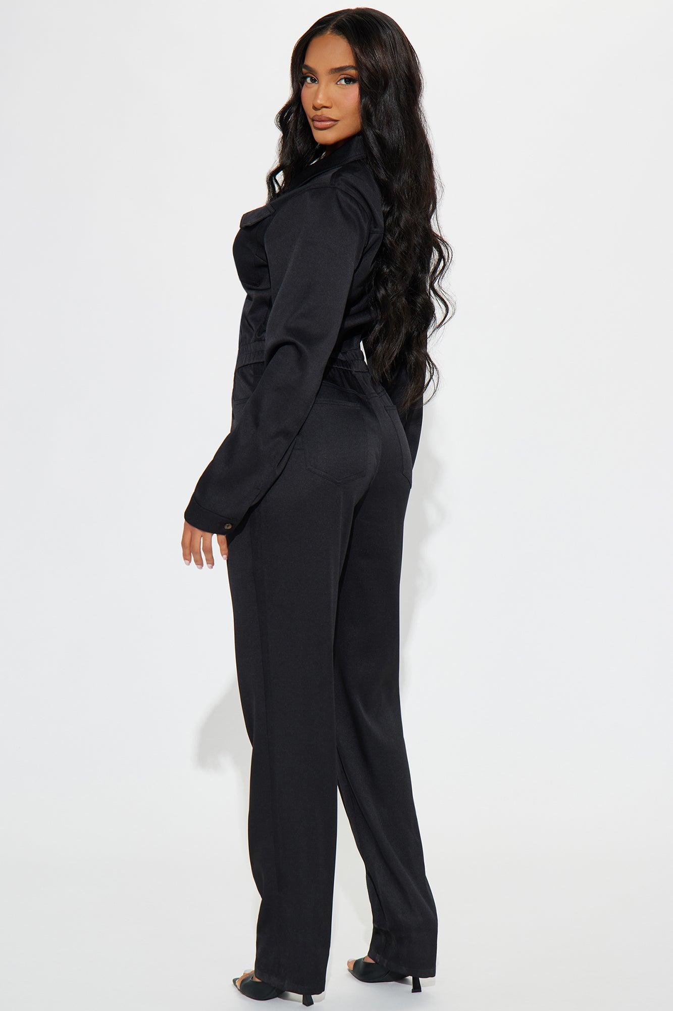Act Like You Mean It Jumpsuit - Black Product Image