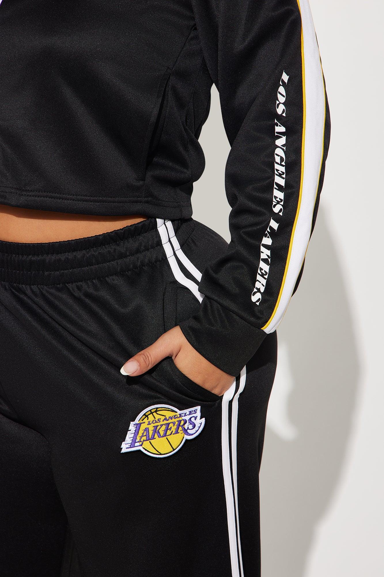 Lakers Halftime Zip Up Jacket - Black Product Image