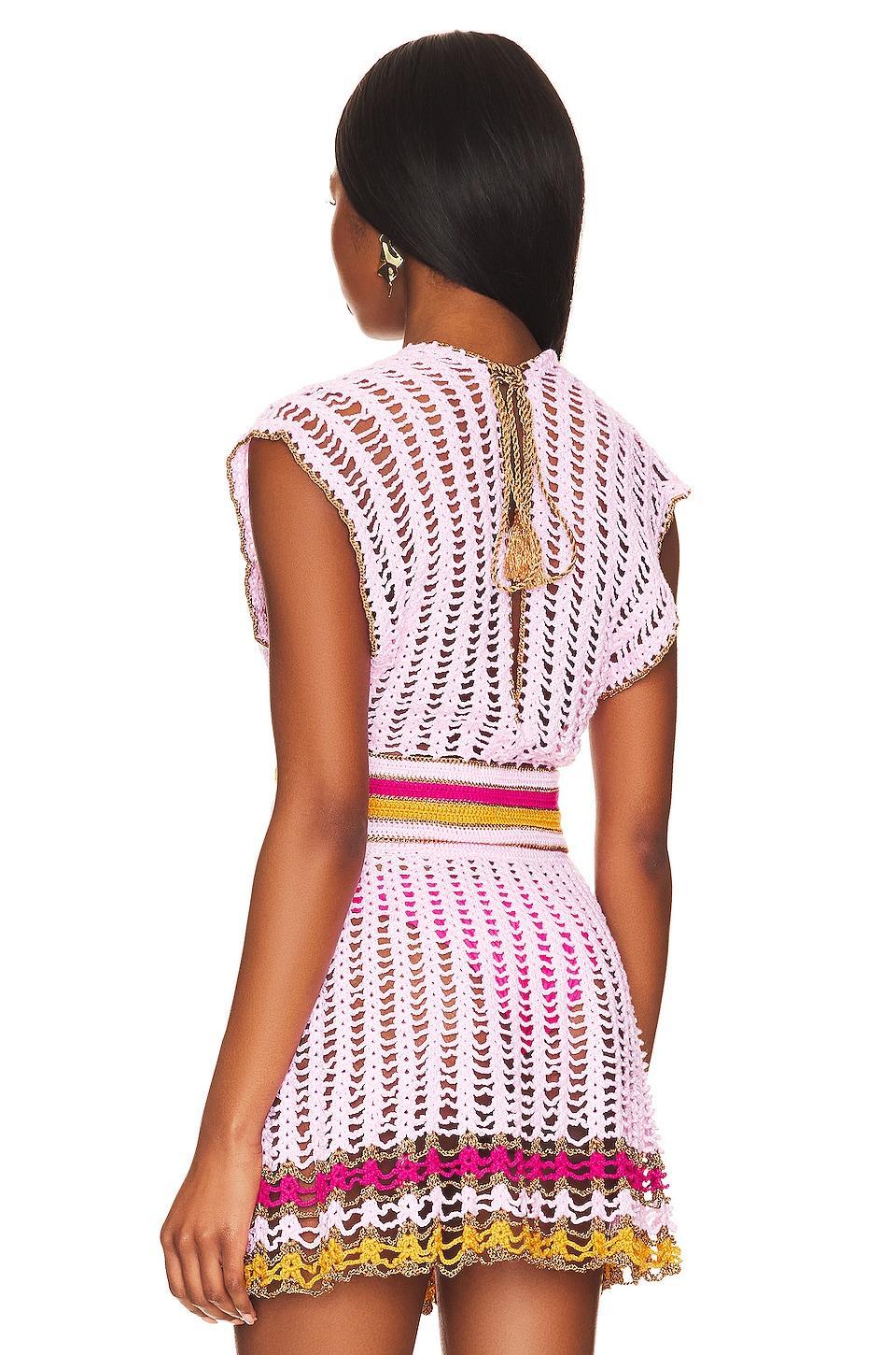 x REVOLVE Crochet Crop Top My Beachy Side Product Image