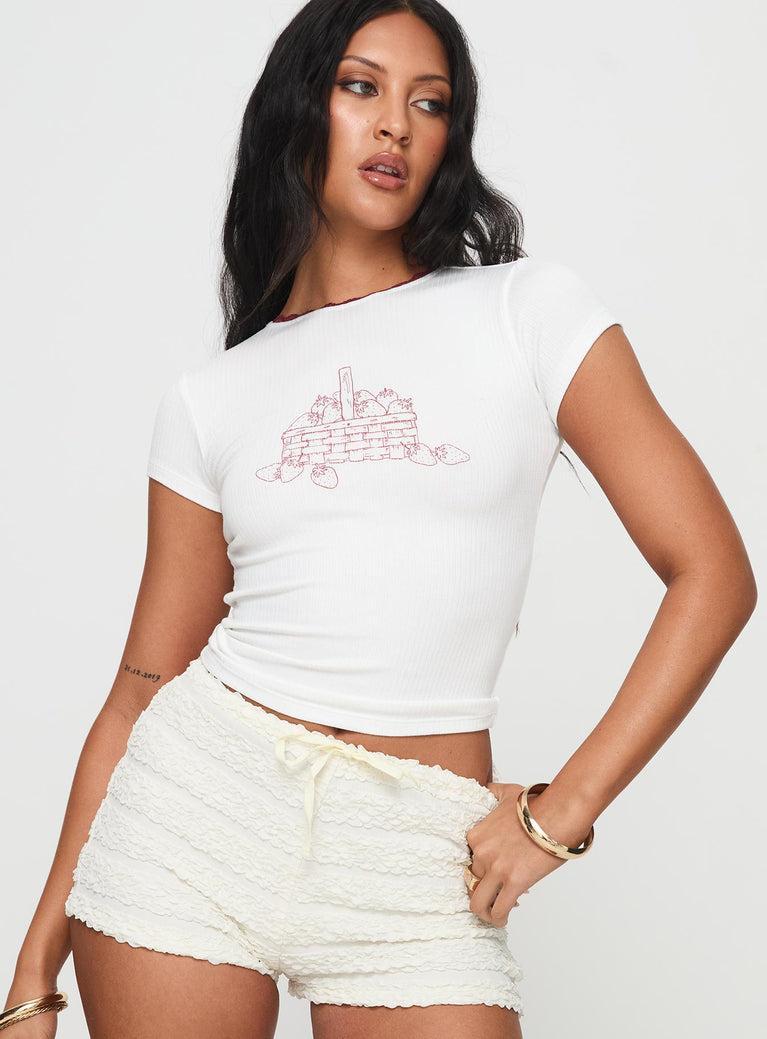 Zagy Tee White Product Image