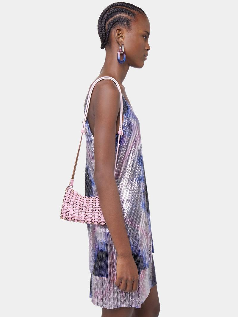 PINK/GOLD 1969 MINI FLIP BAG IN LEATHER Product Image