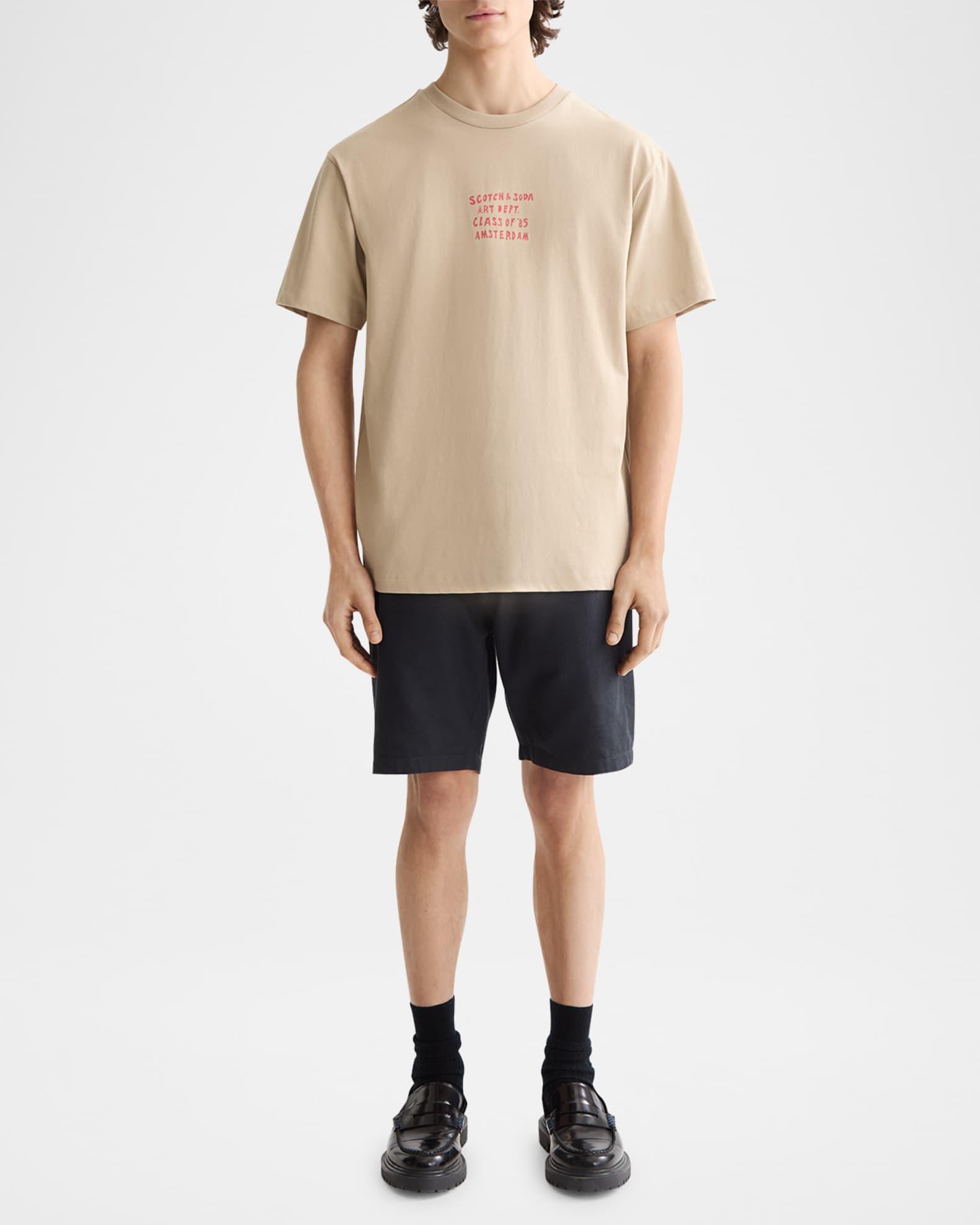 Men's Relaxed-Fit Artwork Graphic T-Shirt Product Image